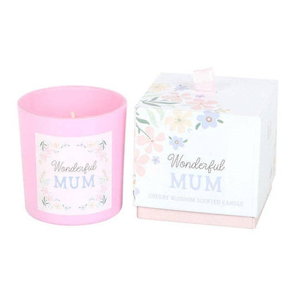 Wonderful Mum Cherry Blossom Mother's Day Candle